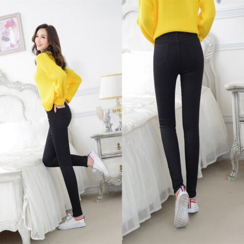 2022 New Plus Size Women's Jeans Casual All-match Slim Jeans High Quality 4