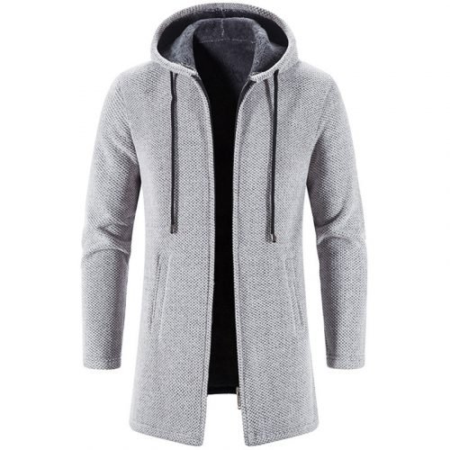 Autumn And Winter Cashmere Men's Cardigan Chenille Outer Sweater Sweater Sweater Coat Windbreaker 4