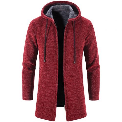 Autumn And Winter Cashmere Men's Cardigan Chenille Outer Sweater Sweater Sweater Coat Windbreaker 3
