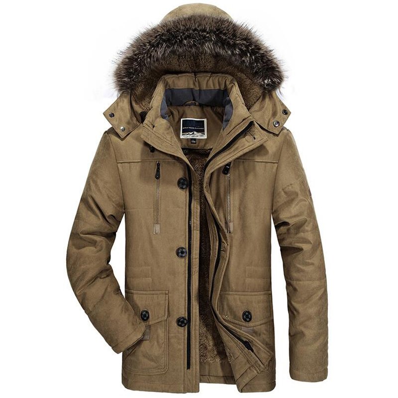 Winter Jacket Men Plus Size 5XL 6XL Cotton Padded Warm Parka Coat Casual Faux Fur Hooded Fleece Long Male Jacket Windbreaker Men 6 Winter Jacket Men Plus Size 5XL 6XL Cotton Padded Warm Parka Coat Casual Faux Fur Hooded Fleece Long Male Jacket Windbreaker Men 6